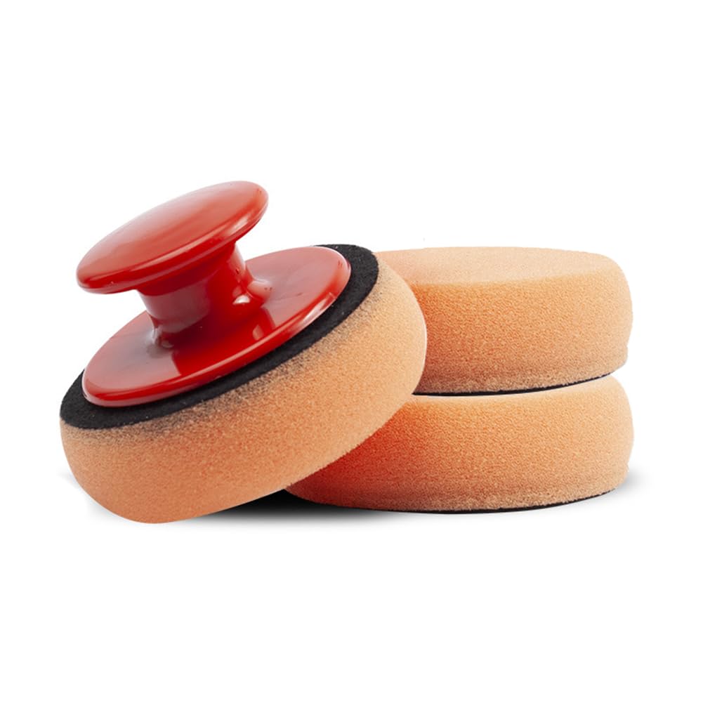 3.5-Inch Handheld Waxing & Polishing Foam Applicator Pad