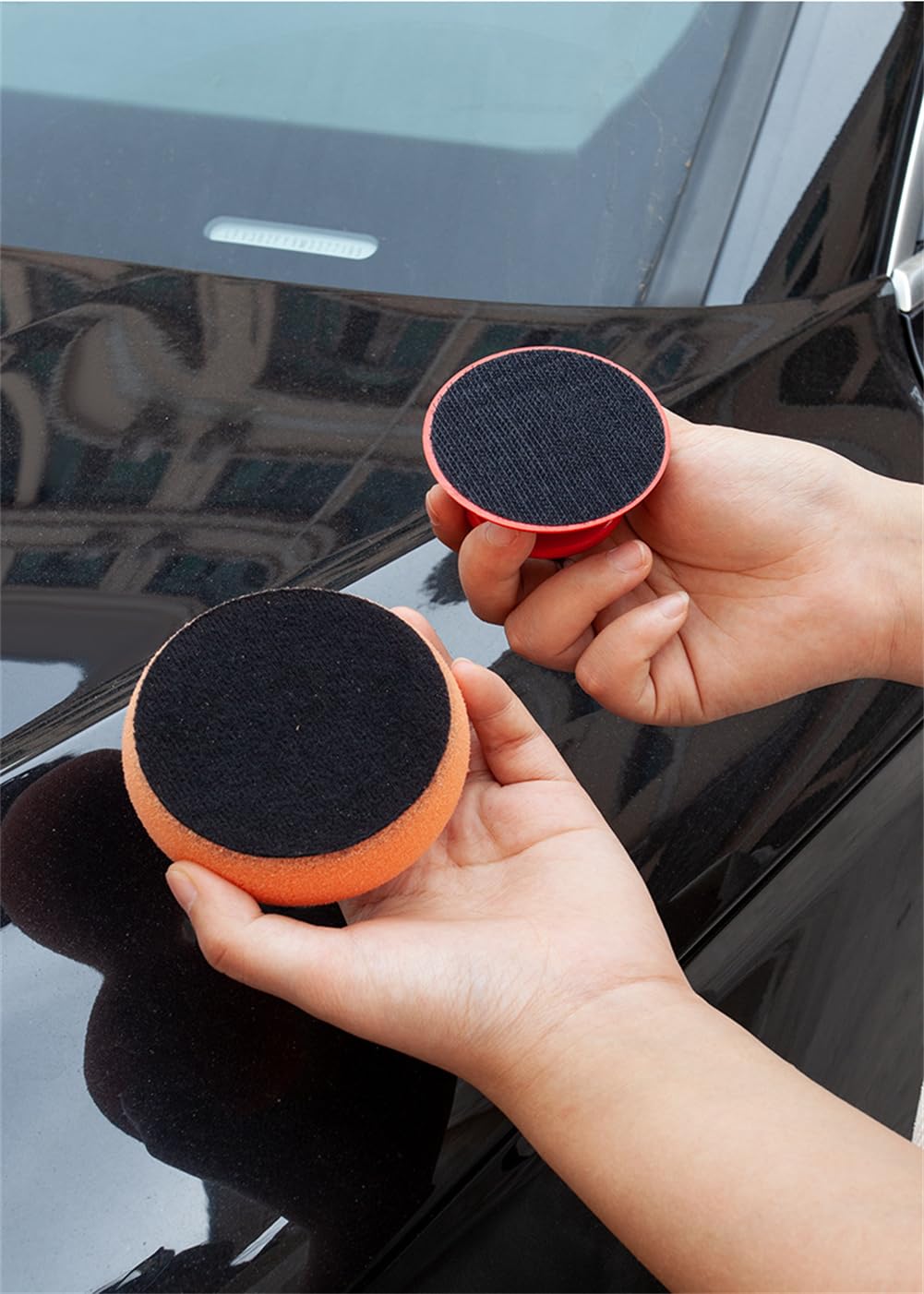 3.5-Inch Handheld Waxing & Polishing Foam Applicator Pad