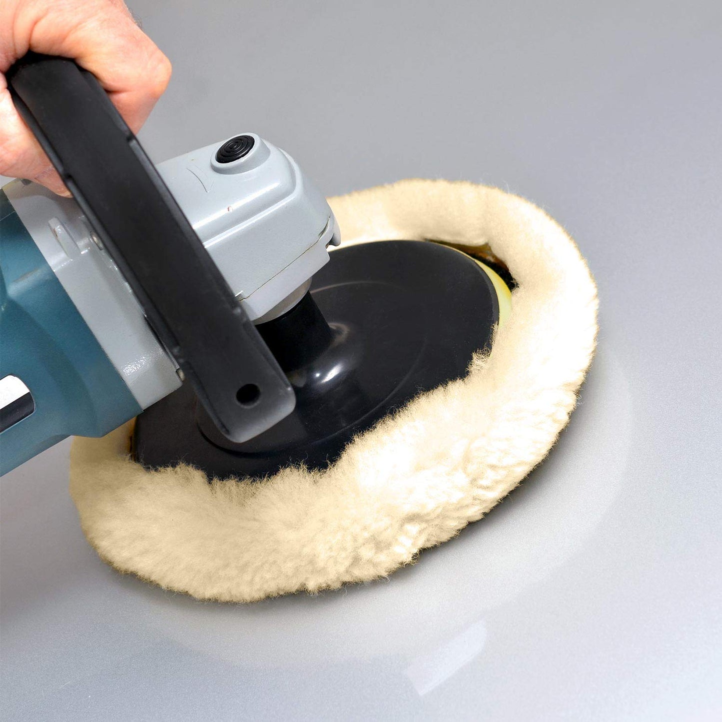2-Pack Wool Buffing Pads – High-Density Wool Polisher Bonnets｜Soft & Durable for Auto Waxing and Surface Polishing